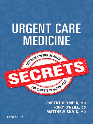cover image of Urgent Care Medicine Secrets